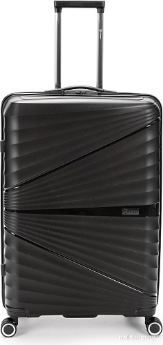 Чемодан-спиннер Torber Nevo T2207L (черный)