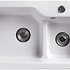 Кухонная мойка Belux SG-REC-DUO 8045-01 (белый кварц)