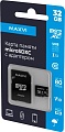 Карта памяти Maxvi microSDHC 32GB MSD32GBC10V10 (с адаптером)