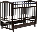 Детская кроватка Bambini 03 (темный орех)