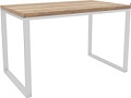 Стол Hype Mebel Чикаго 120x60 (белый/дуб галифакс натуральный)