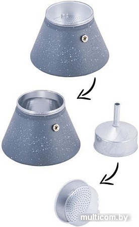 Гейзерная кофеварка Kamille KM 2518GR