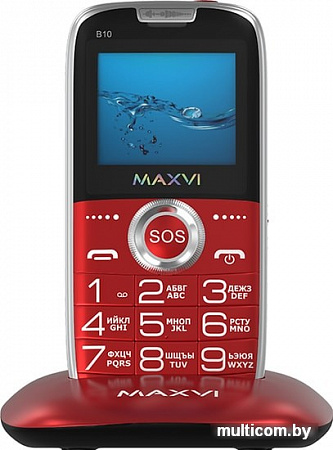 Мобильный телефон Maxvi B10 (красный)