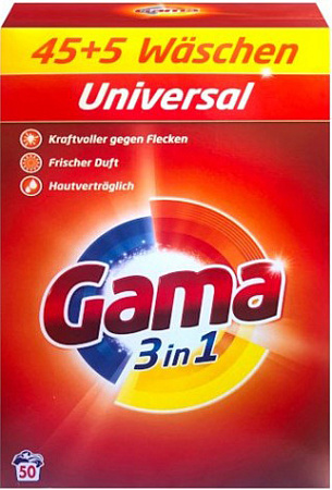 Стиральный порошок Gama Универсальный 3 кг
