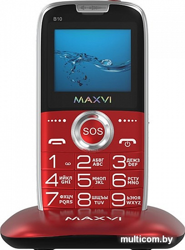 Мобильный телефон Maxvi B10 (красный)