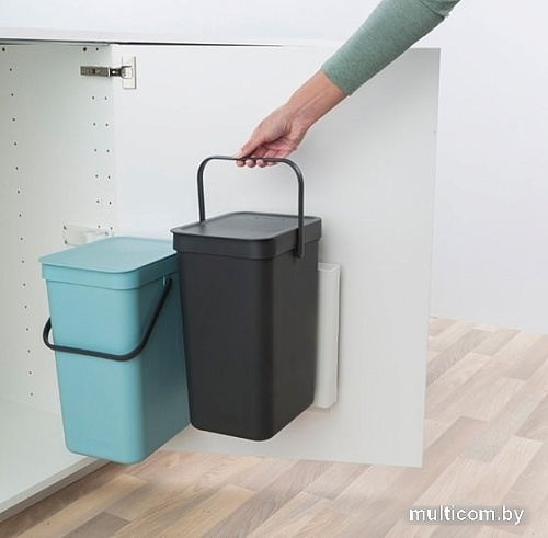 Brabantia Sort & Go 2 x 12 л (мятный/серый)