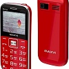 Кнопочный телефон Maxvi B6ds up (красный)