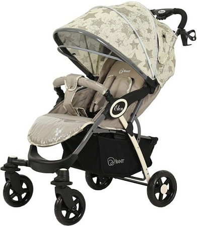 Коляска прогулочная «книга» Rant Elen (stars beige)