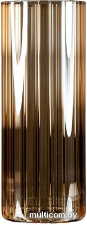 Ваза Элетех Тубо 8x20 4840900079 (рифленый янтарный)