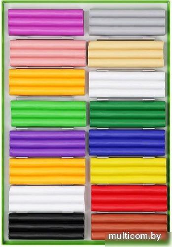 Пластилин восковой Гамма Пчелка 280030Н (16 цв)