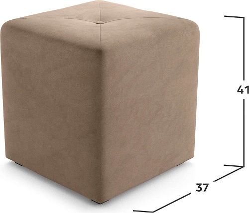 Пуфик Mio Tesoro 133 (светло-коричневый Happy 130)