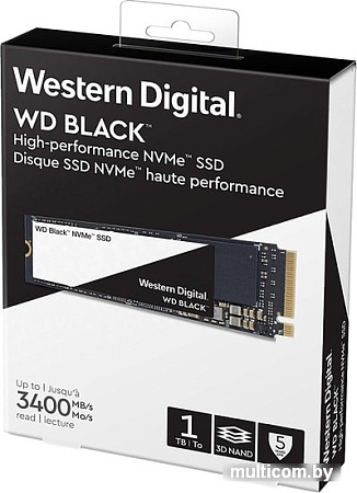SSD WD Black NVMe 1TB WDS100T2X0C
