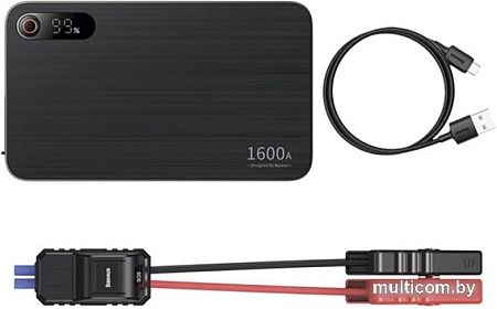 Портативное пусковое устройство Baseus Super Energy Pro Black+ Car Jump Starter 1600A