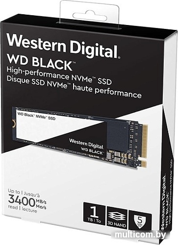 SSD WD Black NVMe 1TB WDS100T2X0C