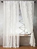 Комплект штор Pasionaria Иви 280x250 (белый)