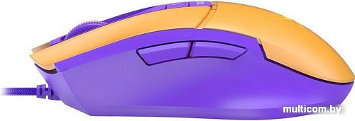 Игровая мышь A4Tech Bloody L65 Max (желтый/фиолетовый)