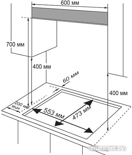Варочная панель Midea MG 640 B