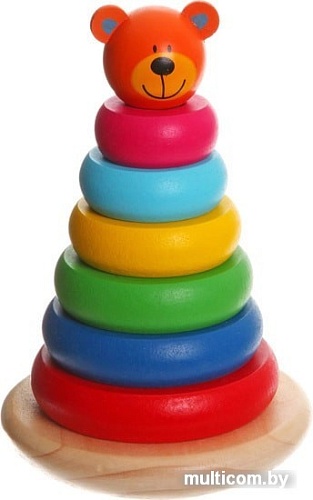 Пирамидка Baby You Bondibon Медвежонок ВВ1103