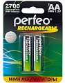 Аккумуляторы Perfeo AA2700mAh/2BL 2шт