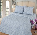 Постельное белье Миланика Графит 2сп (поплин-жаккард)