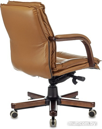 Кресло Бюрократ T-9927WALNUT-LOW (горчичный)