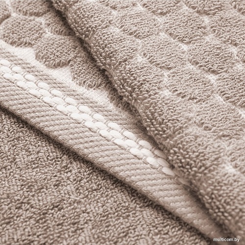 Полотенце Verossa Dots tactille 50x90 (кофе/белый)