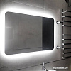 Пекам Зеркало LED MartaFly-50х60dcl (сенсор на взмах руки/часы)