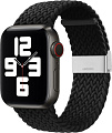 Ремешок Hurtel Strap Fabric для Apple Watch 9/8/7/6/SE/5/4/3/2, 41мм/40мм/38мм (черный)