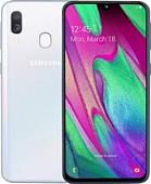 Смартфон Samsung Galaxy A40 4GB/64GB (белый)