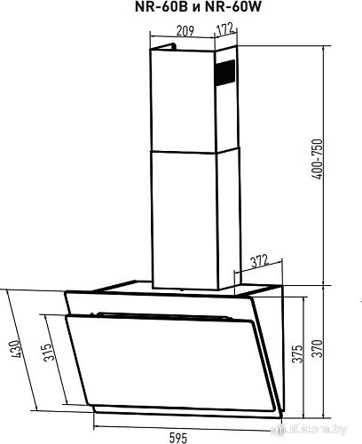 Кухонная вытяжка Making Oasis Everywhere NR-60W
