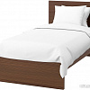 Кровать Ikea Мальм 200x90 (коричневый ясень, Лонсет) 992.278.77