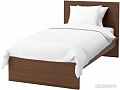 Кровать Ikea Мальм 200x90 (коричневый ясень, Лонсет) 992.278.77
