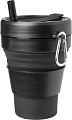 Многоразовый стакан Collapsible 473 мл (угольно-черный)