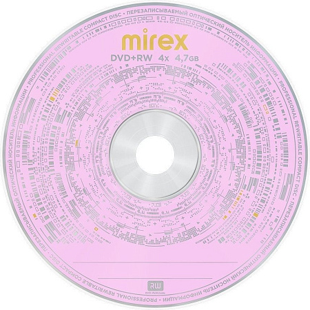 DVD+RW диск Mirex 4.7Gb 4x UL130022A4B (50 шт.)