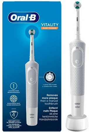 Электрическая зубная щетка Oral-B Vitality Easy Clean (белый)