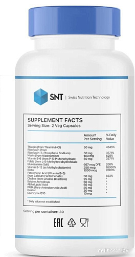 Витамин SNT Co-Enzyme B-Complex (60 капсул)