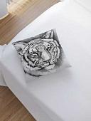 Чехол на подушку JoyArty Нарисованный тигр sl_30502