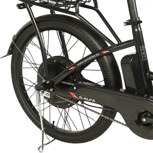 Электровелосипед SameBike Е-Alfa New SB-E-ALFA350-36/10 (черный)