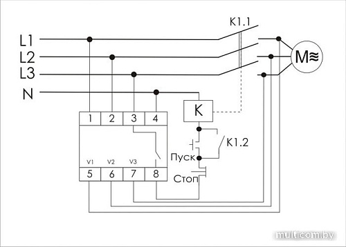 Реле контроля фаз Евроавтоматика F&F CZF-2BR EA04.003.003