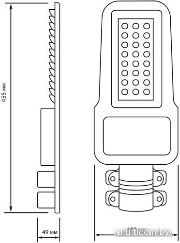 Уличный прожектор Gauss Qplus 629535380
