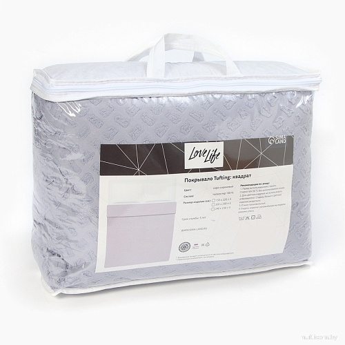Покрывало Love Life Tufting. Квадрат 10612648 (150x220)