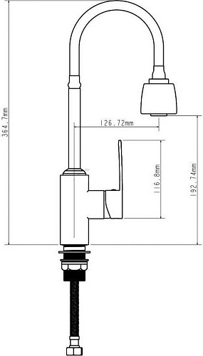 Смеситель Econoce EC0275BL