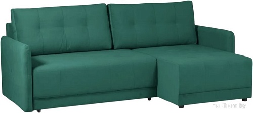 Угловой диван Mio Tesoro Скай 343 угловой (зеленый 892)