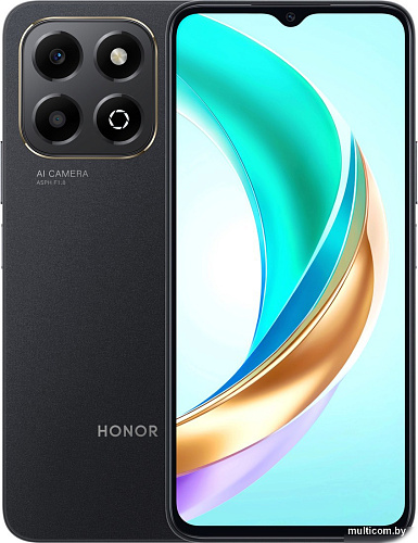 Смартфон HONOR X6b 4GB/128GB международная версия (полночный черный) и HONOR Choice Earbuds X5 Lite (белый) по акции