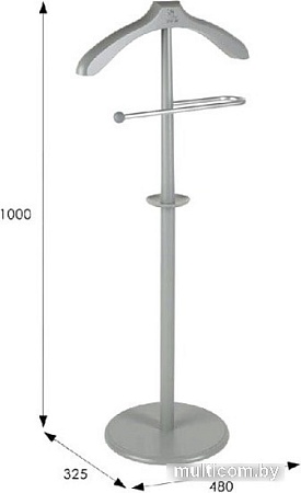 Стойка для одежды Мебелик В 25Н (серый)