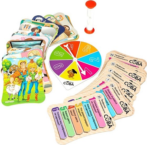 Развивающая игра Bondibon Умная сова. Профессии и специальности ВВ4005