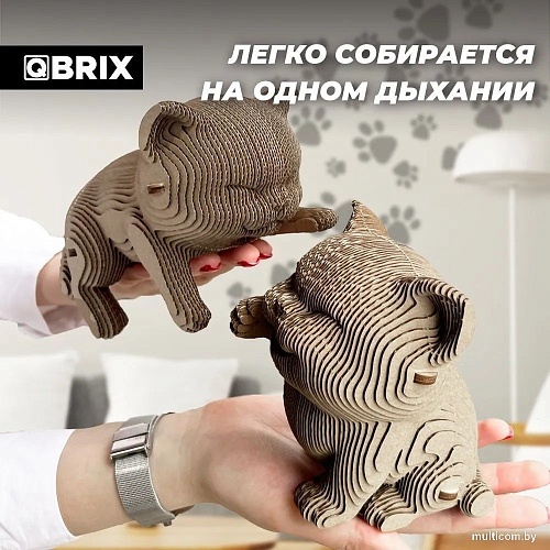3Д-пазл QBRIX Еще три котика 3D 20030
