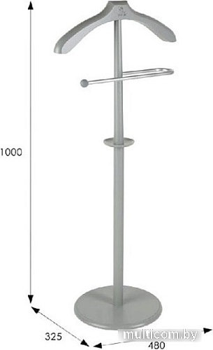 Стойка для одежды Мебелик В 25Н (серый)