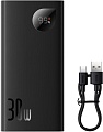 Внешний аккумулятор Baseus Adaman2 Digital Display Fast Charge Power Bank 10000mAh 30W (черный)