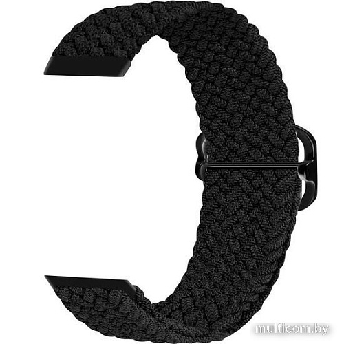 Ремешок Rumi Wick из плетеного нейлона для Huawei Band 7 (черный)